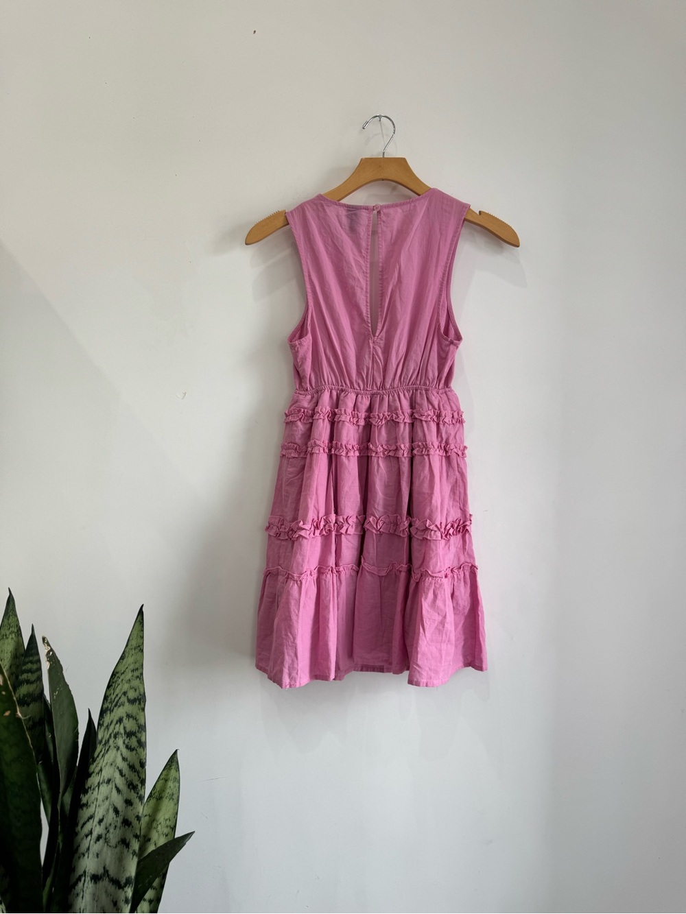 wild fable Pink Ruffled Tiered Sundress